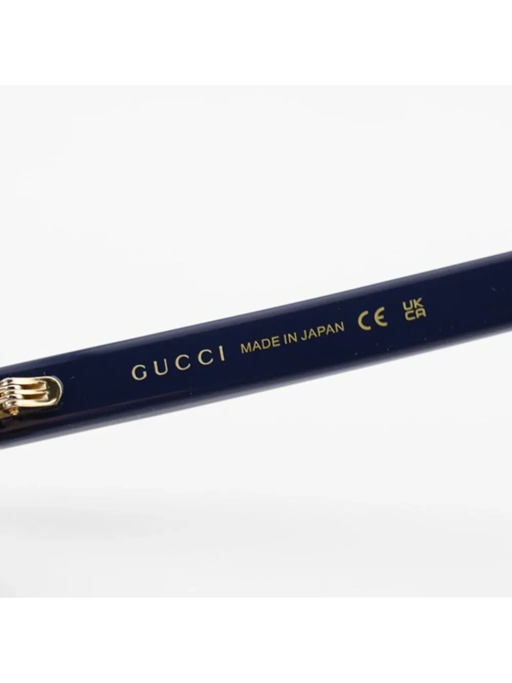 Gucci GG0927O 002 Eyeglasses Dark Havana with Blue and Red Stripe 49mm Square
